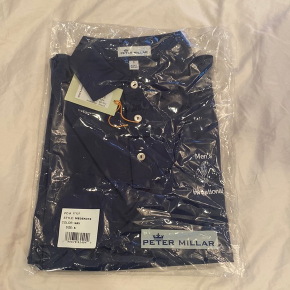 NWT // Peter Millar - Crown Sport Performance Golf Shirt (S) - Picture 4 of 4